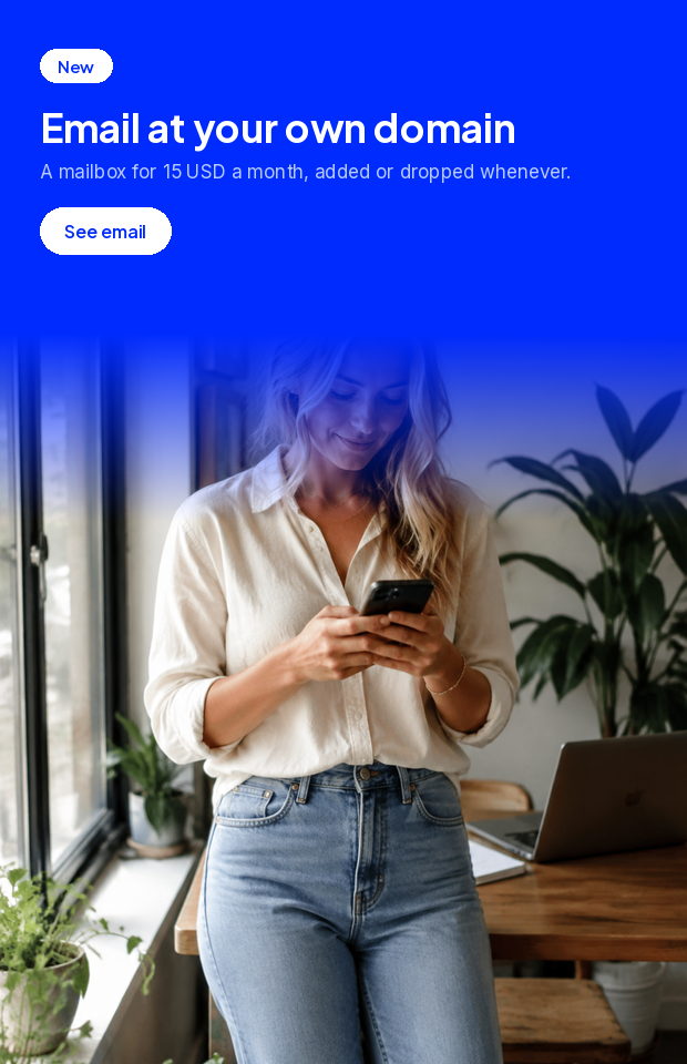Email at your own domain
